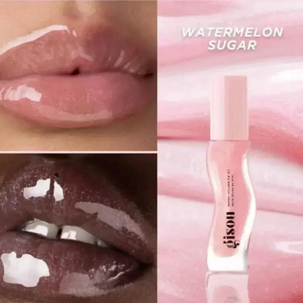 Fruit Honey Lipstick Long Lasting Moisturizing Lip Makeup Plump Lip Essence Remove Dead Skin Lip Easy To Carry Makeup Lip Oil