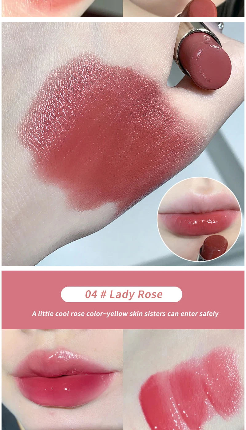 When light, soft and smooth lipstick hydrates moisturizing and white, not easy to stick to the cup