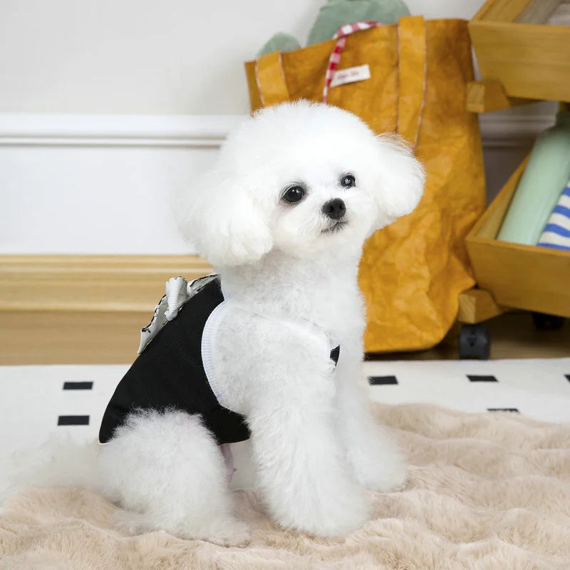 Pet Suspenders Dog Vest Summer Thin Dog Clothes for Small Dogs Kitten Puppy Apparel Chihuahua Bulldog Bichon Girls Dog Costume