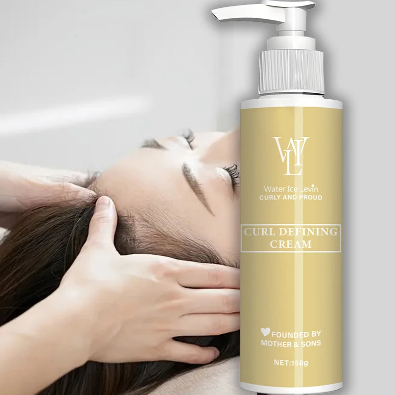 Curly Hair Enhancement Cream Contains Natural Shea Butter - Moisturizing and Styling for Curly Hair, Curly Hair and Waves - Repair Dry and Damaged Hair for Women