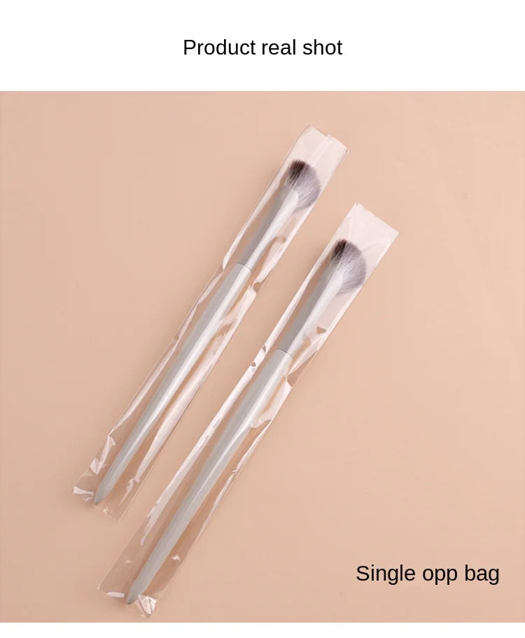 Fan Sector Nose Shadow Brush Angled Nose Alar Contour Smudge Highlighting Shadow Makeup Brushes Sickle Goat Hair Make up Brush