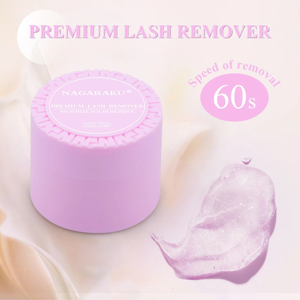 NAGARAKKU Professional Eyelashes Glue Remover False Eyelashes Tools Eyelash Extensions Tools No Smell Cream Cream Remover