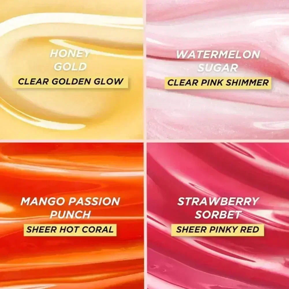 Fruit Honey Lipstick Long Lasting Moisturizing Lip Makeup Plump Lip Essence Remove Dead Skin Lip Easy To Carry Makeup Lip Oil
