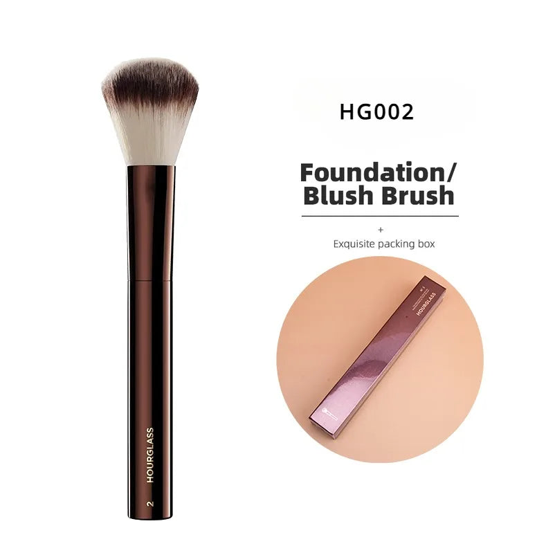 Hourglass Brushes Makeup Brushes Powder Foundation Concealer Blusher Bronzer Lip Brush Eyeliner Eye Shadow Eyebrow Eyelash Brush