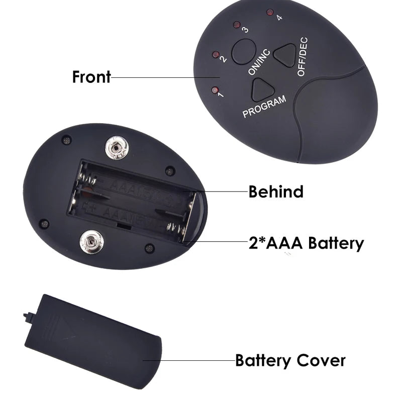 Abdominal Muscle Massager 6Pack and Hip Fitness ABS Arm Training Patches Muscle Exercise Instrument USB Charging Home Men