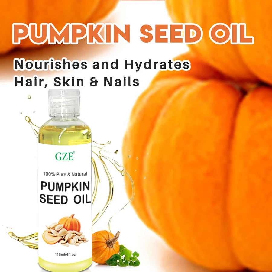GZE Pumpkin Seed Carrier Oil Almond Oil Almond Oil Organic Pure Natural Cold Pressed Unrefined Oil