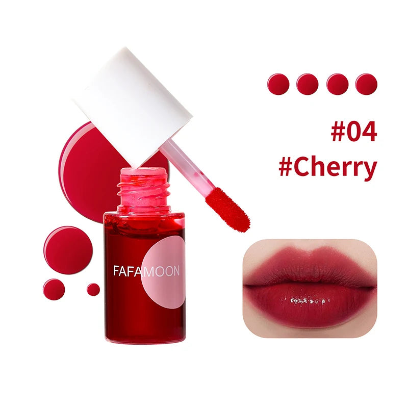 Lip Gloss lip ink Long Lasting Water Tint Nonstick Cup Lip Stain Hydrating Lip Makeup Fruit Platter Series Liquid Lipstick