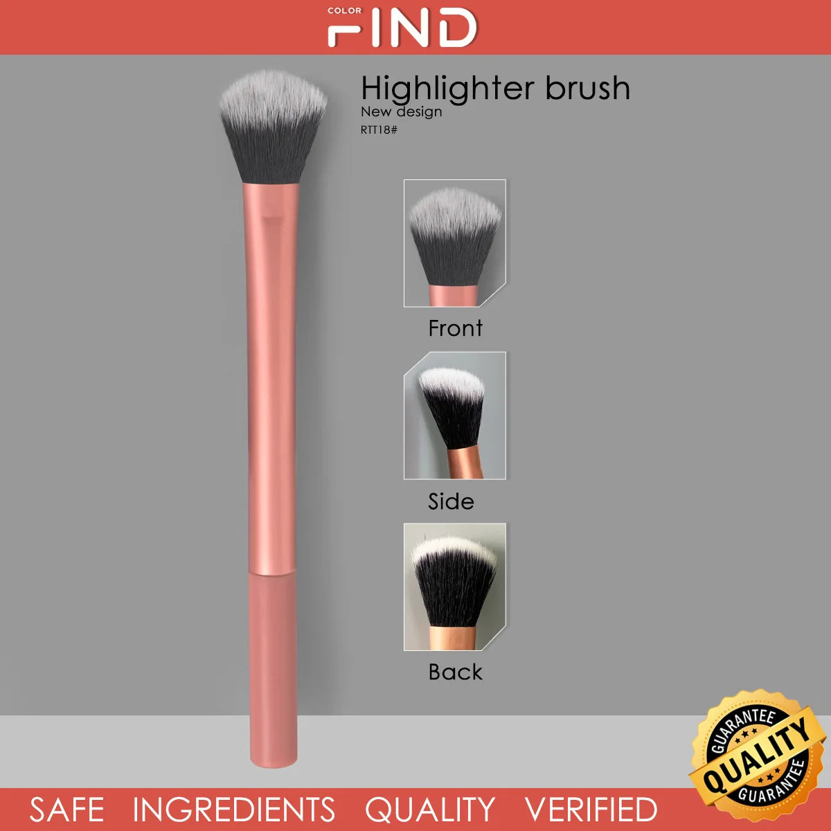 10 color Mini makeup brush Travel portable Makeup Tool - Palm Brush Professional Makeup tool set gift