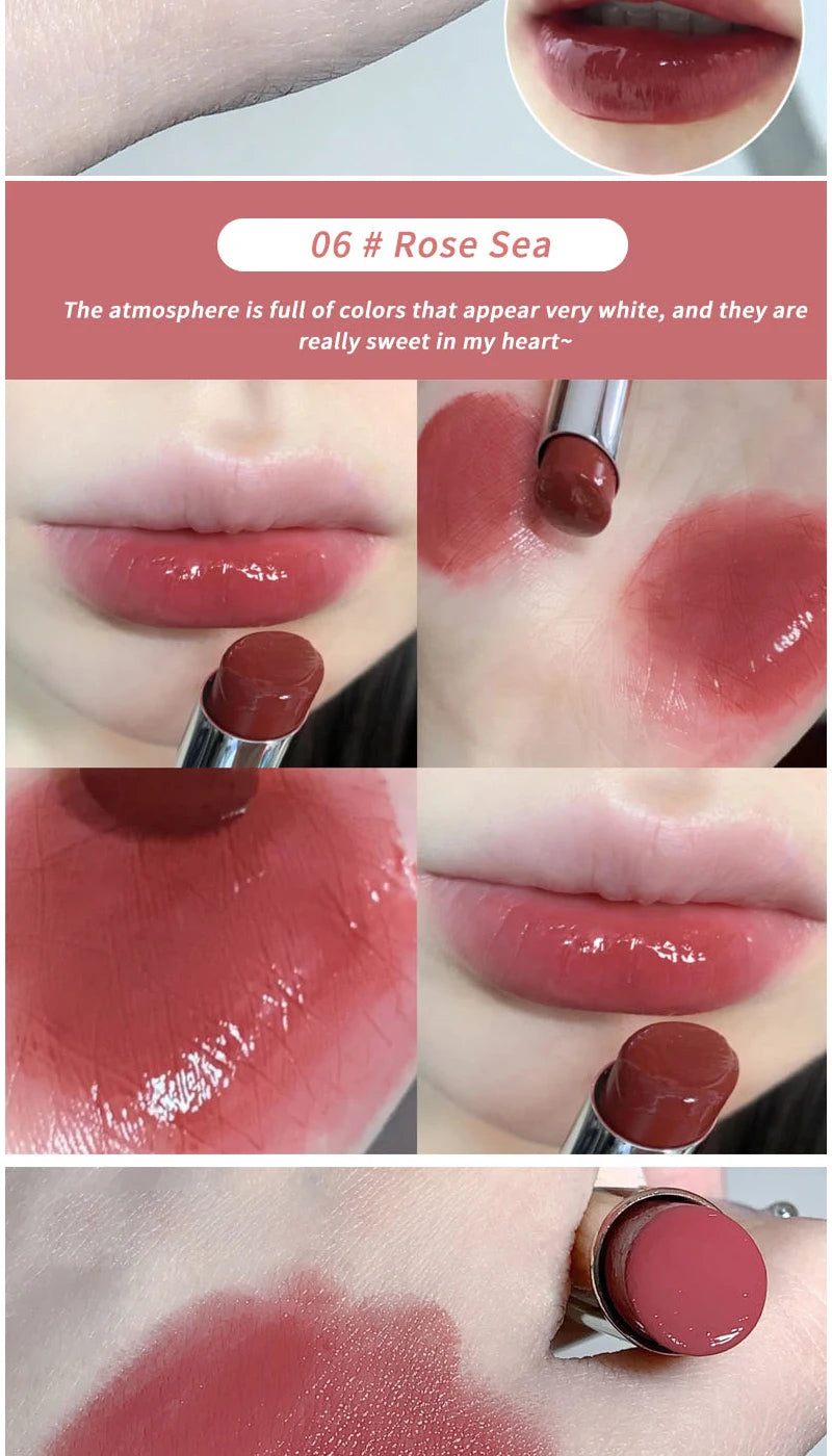 When light, soft and smooth lipstick hydrates moisturizing and white, not easy to stick to the cup