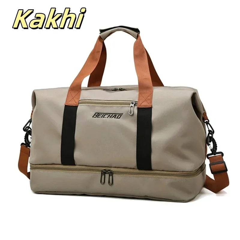 Wet and Dry Separation Sports Yoga Bag Men and Women Travelling Large-capacity Handheld Luggage Bag Travel Bag