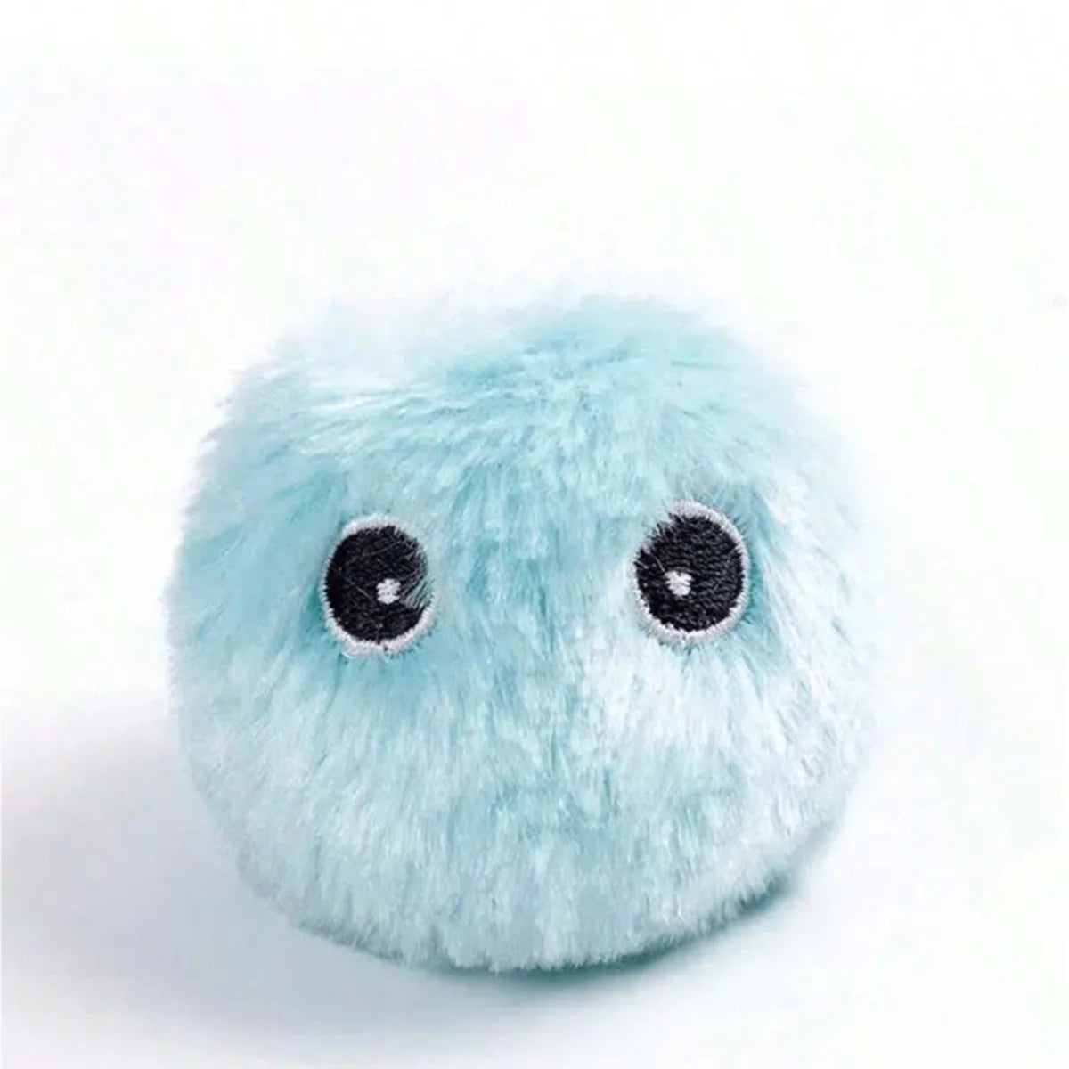Plush Squeaky Pet Toy Ball, 5.5cm Diameter, Interactive Sound Plaything for Cats & Dogs, Indoor Boredom Relief