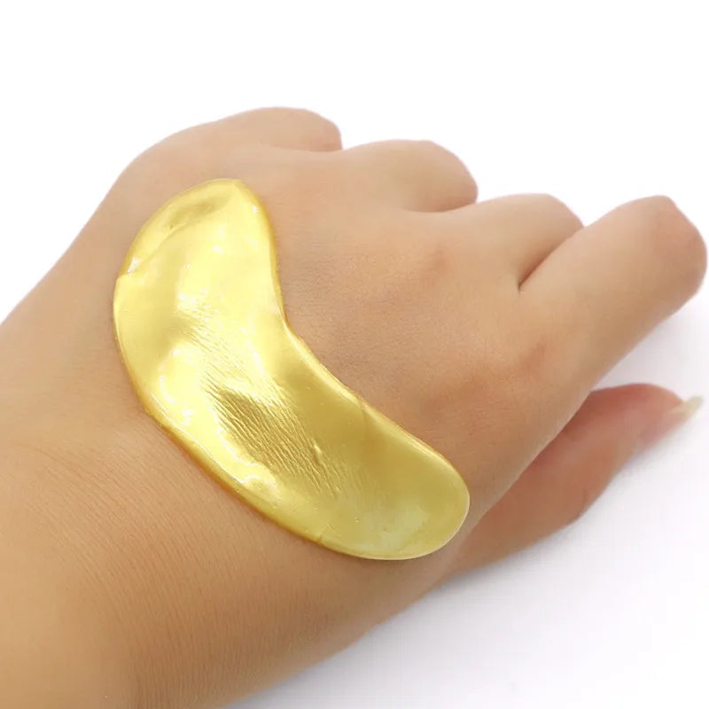 InniCare 40pcs Beauty Gold Crystal Collagen Patches For Eye Moisturizing Firming Eye Mask Korean Cosmetics Skin Care