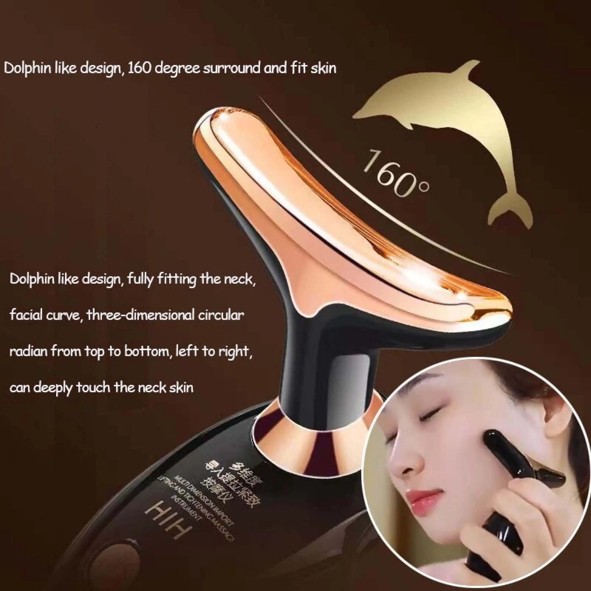 3 In1 Facial Machine All-Round Face Massager Neck Face Eye Lifting Massage Microcurrent Skin Rejuvenation Anti Wrinkle Skin Care
