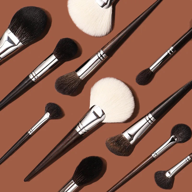1pc High end Animal Hair Detail Eyeshadow Makeup brushes Highlight Make up brushes Eye Shadow Conceal Ebony Handle pencil beauty