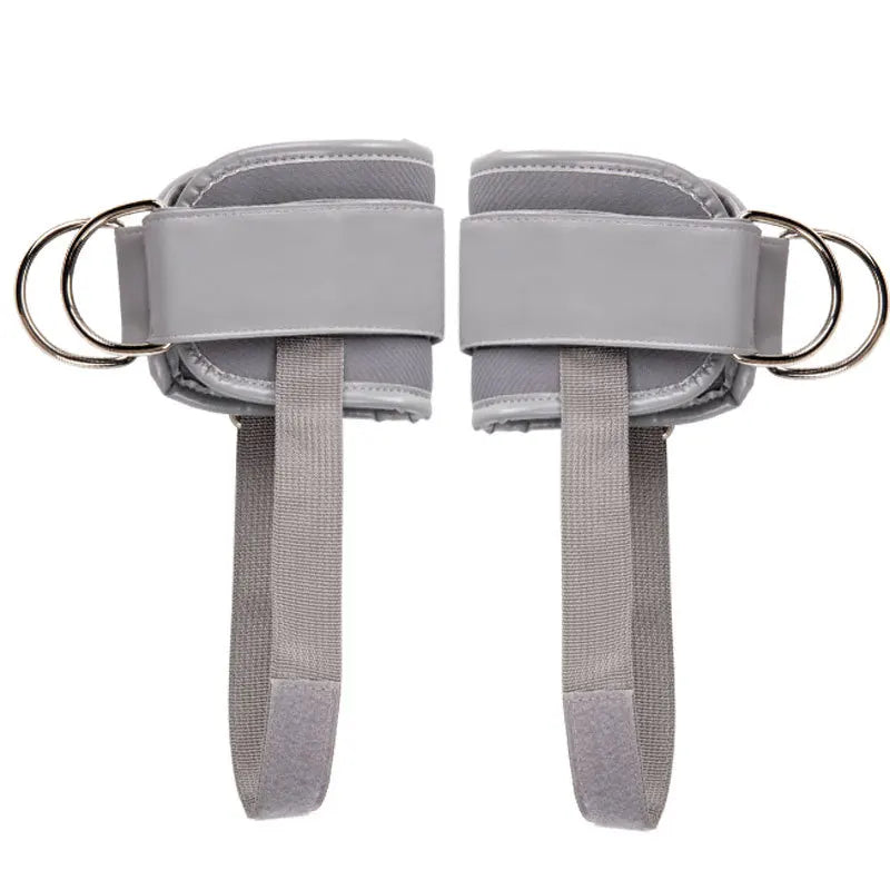 1Pair PU Padded Ankle Straps Ankle Straps for Cable Machines Double D-Ring Fitness Ankle Cuffs for Gym Workouts Leg Extensions
