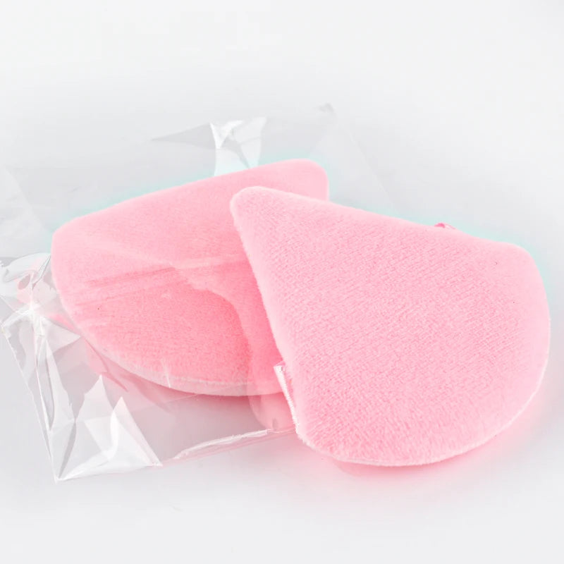 Triangle Velvet Powder Puff 1/2/3/6Pcs Face Mini Make Up Sponges Reusable Washable Cosmetic Eye Beauty Makeup Tool Accessories