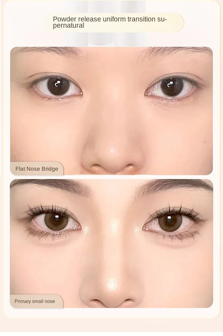 Fan Sector Nose Shadow Brush Angled Nose Alar Contour Smudge Highlighting Shadow Makeup Brushes Sickle Goat Hair Make up Brush