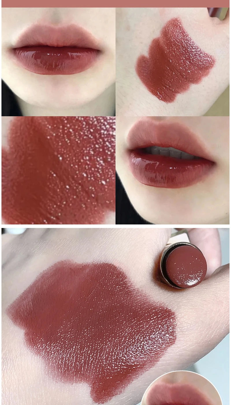 When light, soft and smooth lipstick hydrates moisturizing and white, not easy to stick to the cup