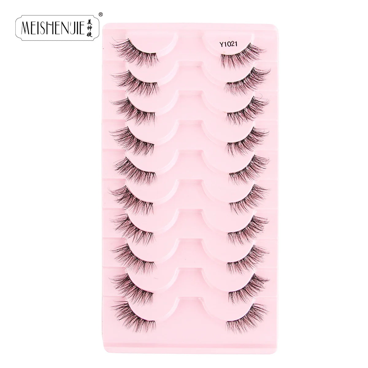 Fake Eyelashes Hot 3/10 Pairs Half Lashes Cat Eye Natural Long Fluffy 3D Mink Lashes Handmade Make up Tools maquillaje Faux Cils