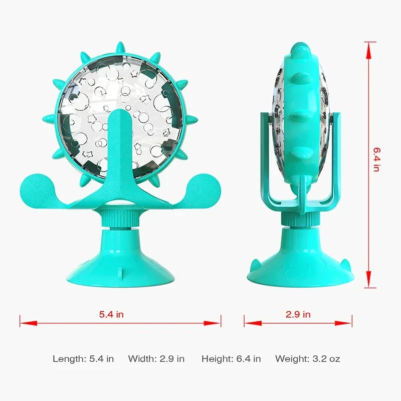 Interactive Dog Cat Food Treat Toy Pet Funny Leakage Toy Puppy Slow Feeding IQ Training Game Pet Toys with Suction Cup