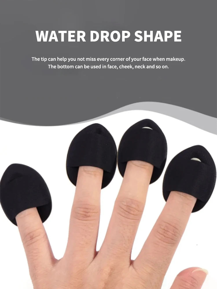 12 Pieces Powder Puff Face Triangle Makeup Sponge Soft Velour Puffs for Loose Powder Setting Powder Blender Foundation Sponge Be
