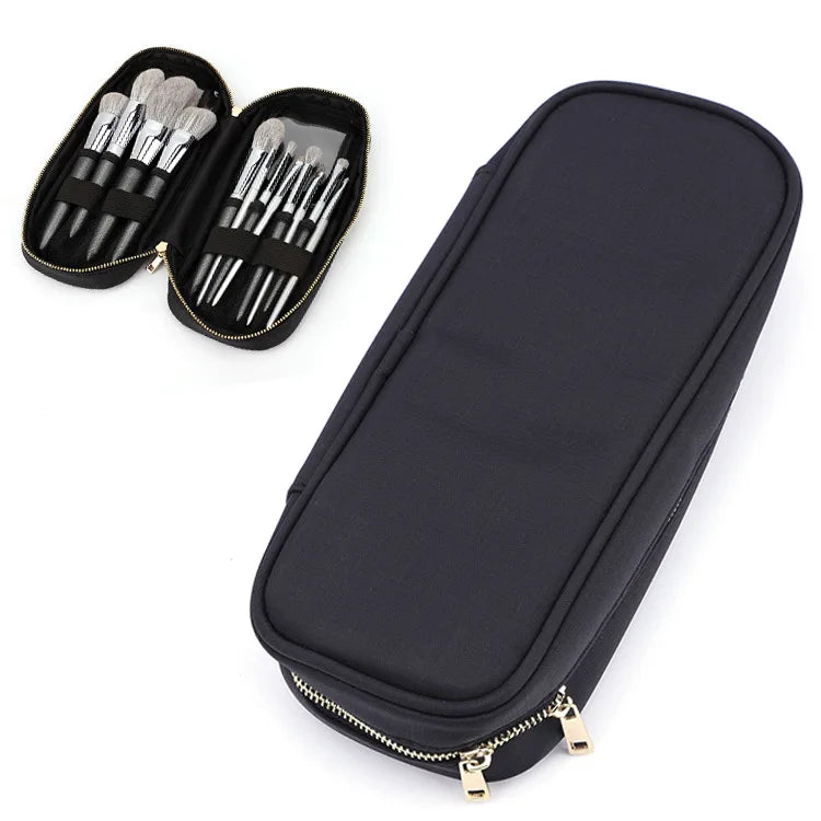KLINA 12PCS Makeup Brushes Kit Professional Natural Goat Hair Foundation Powder Contour Eyeshadow Lip Make Up Tools For Women