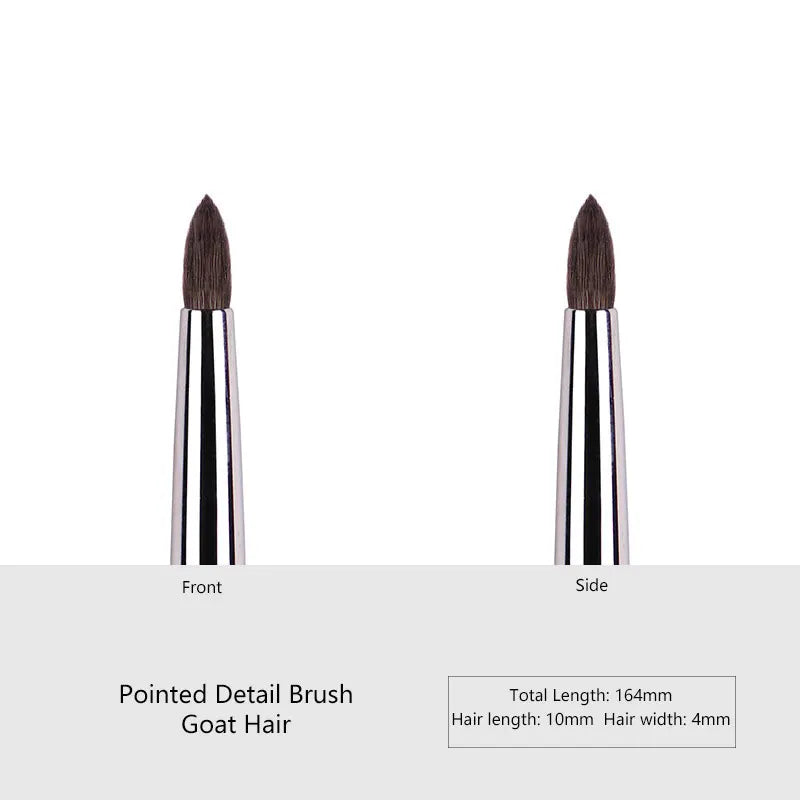 1pc High end Animal Hair Detail Eyeshadow Makeup brushes Highlight Make up brushes Eye Shadow Conceal Ebony Handle pencil beauty
