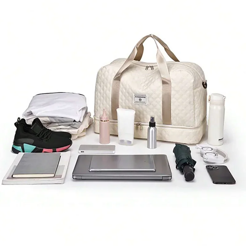 Lightweight Luggage Bag, Large Capacity Travel Duffle Bag Gym Tote Bags, Shoulder Weekender Overnight Bag
