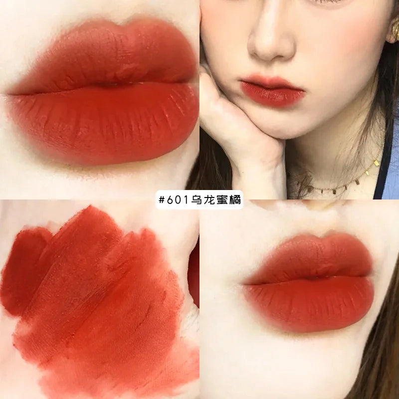 Dyeing Lip Gloss Matte Makeup Moisturizer Liquid Lipstick Waterproof Long Lasting Red Velvet Lip Tint Korean Make Up Cosmetic