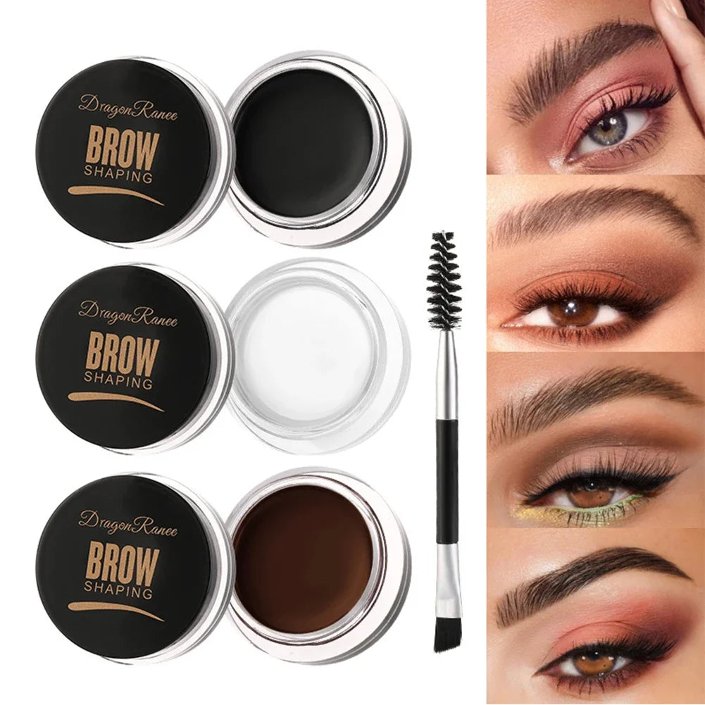 Matte Eyeliner Eyebrow Cream Gel Waterproof Long Lasting Contouring Brown Black Brow Cream Wild Eyebrows Cream Concealer