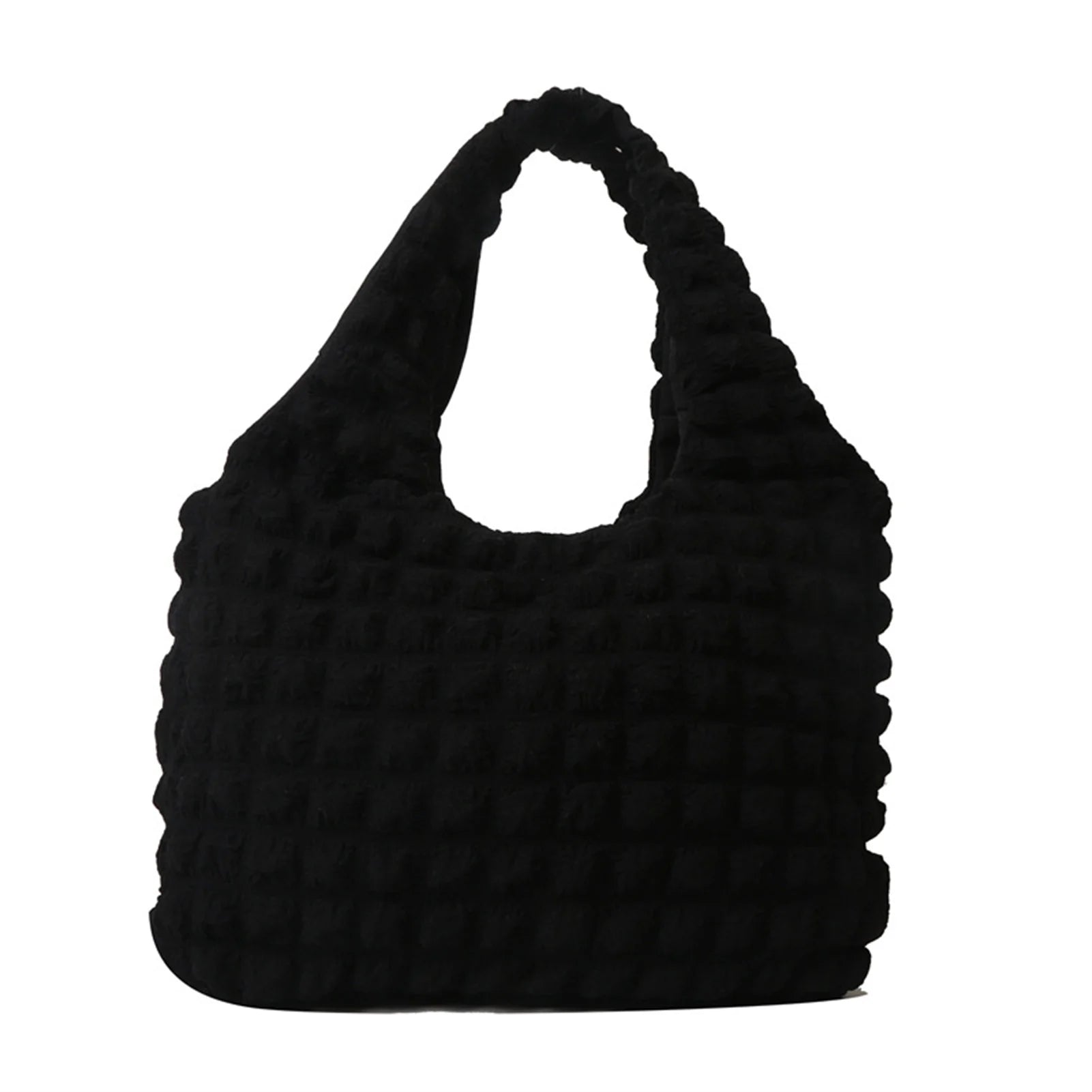Elegant Handbag Pleated Cloud Bag Female Candy Color Large Capacity Shoulder Bag Handbags Shopping Girls Pouch Tote Bolsas