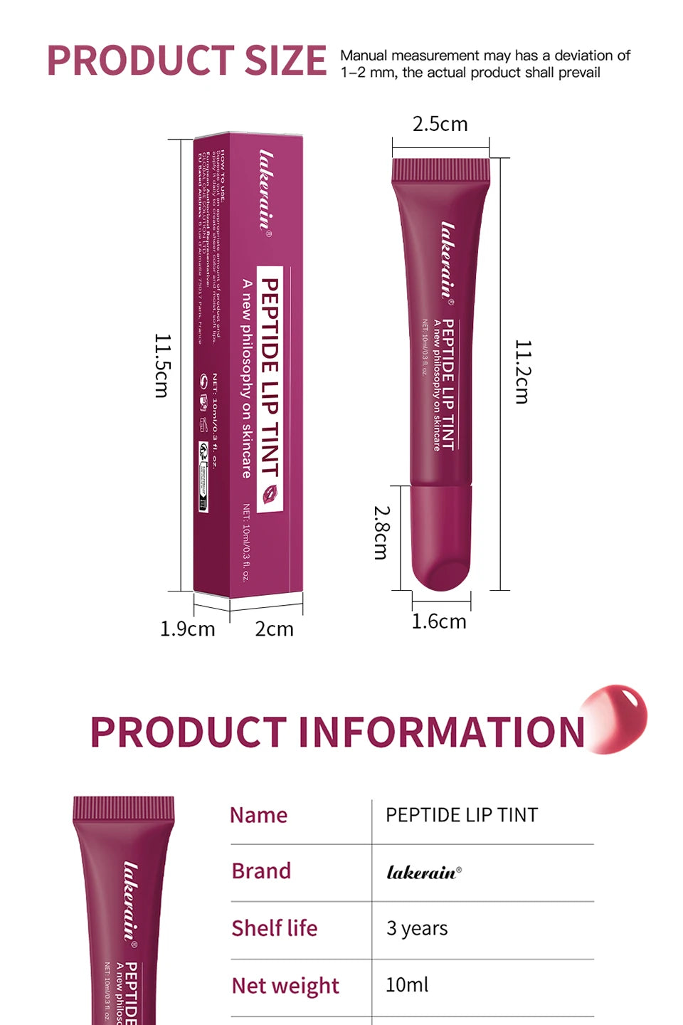 Lip Hydrating Lip Gloss Glitter Glossy Plumping Lipgloss High Shine Glass Finish Nude Colors Shiny Jelly Liquid Lipstick