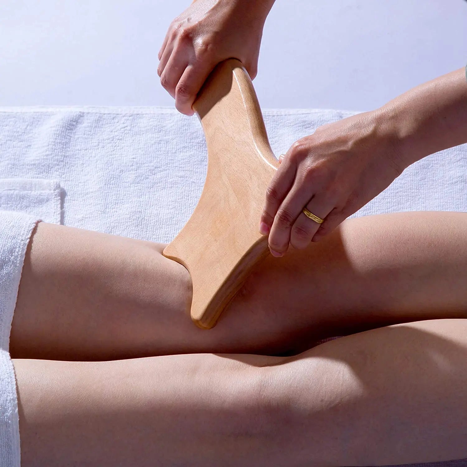 Wood Therapy Massage Roller Stick Wood Massage Cup Wooden Lymphatic Drainage Gua Sha Tool Body Shaping Muscle Massage Relaxation