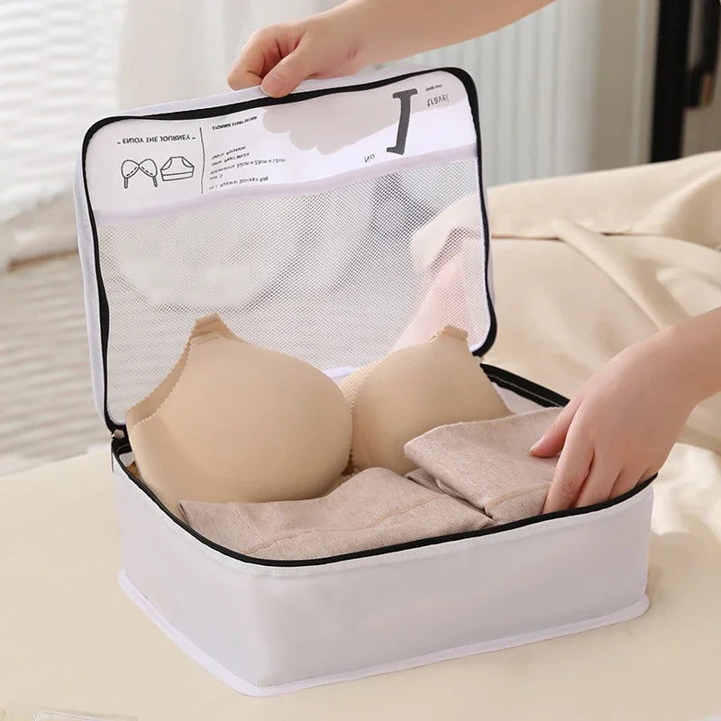 7Pcs/Set Travel Bags New Large Capacity Storage Organizer Suitcase Packing for Portable Clothes Underwear Cosmetic Travel Bag