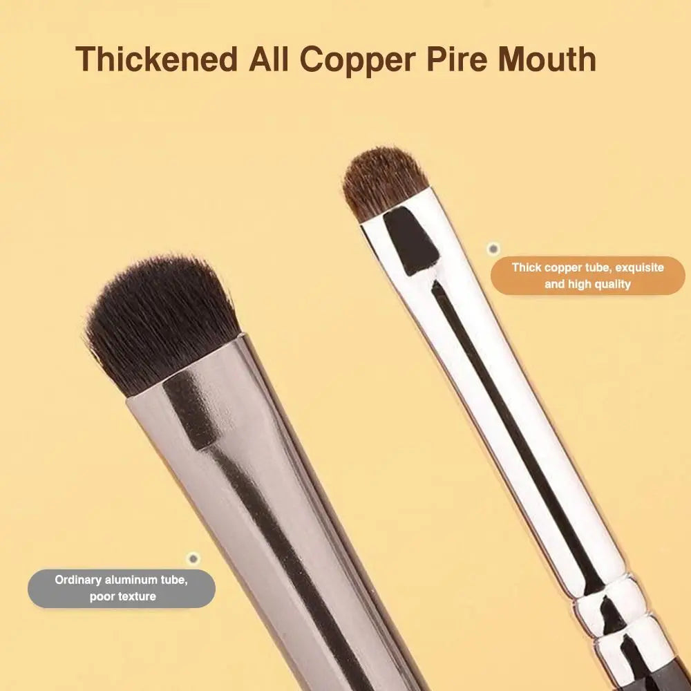 Plastic Handle Eye Makeup Brush Soft Hairs Professional Eyeshadow Brush