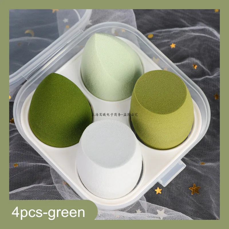 4pcs/8pcs Makeup Sponge Set Cosmetic Blender Beauty Puff Foundation Powder Concealer Cream Soft Sponges Women Face Make Up Tools