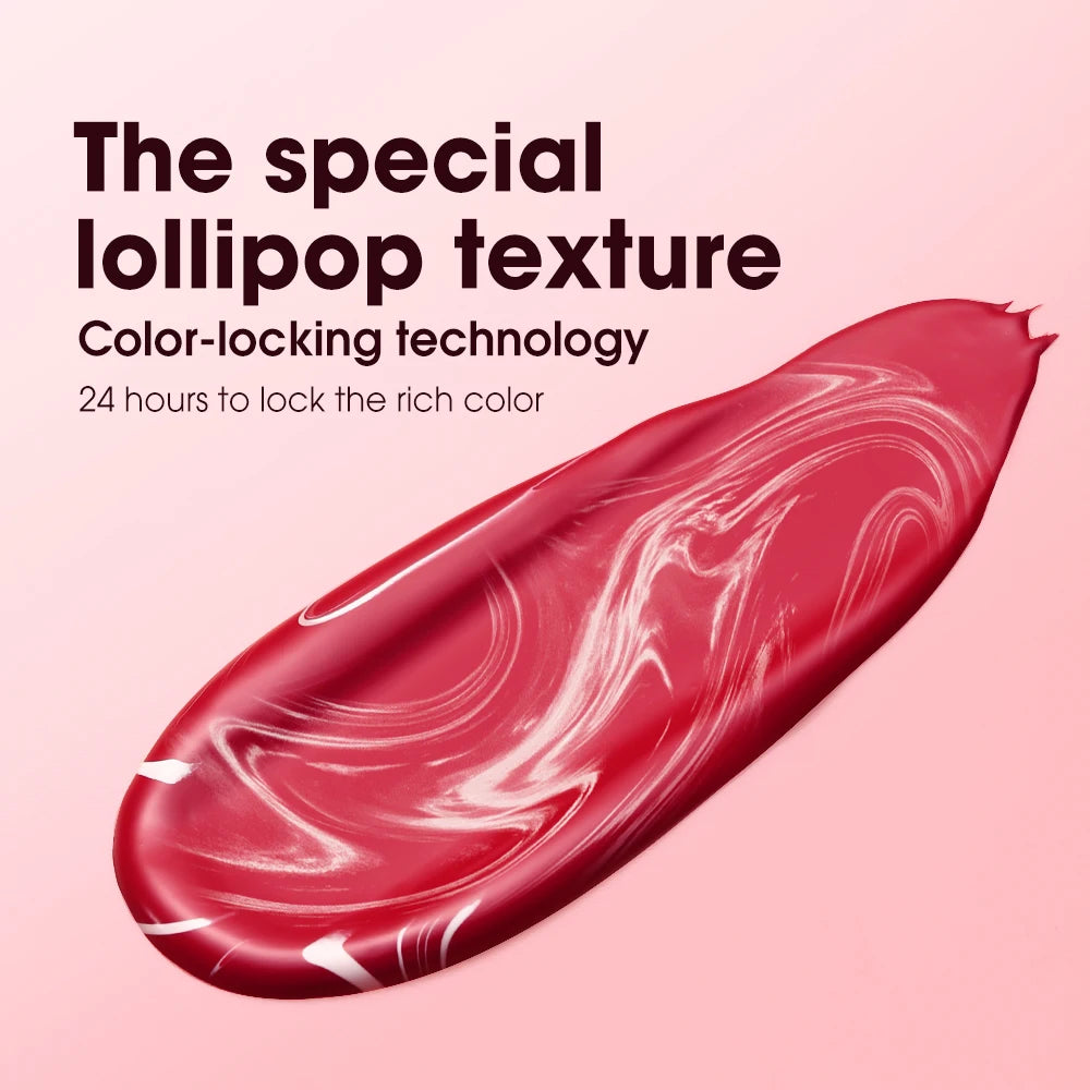 O.TWO.O Newest Lipstick Waterproof Makeup Lip gloss Rose Rouge Silk Liptint Matte Sexy Red Lip Stain Liquid Lipgloss