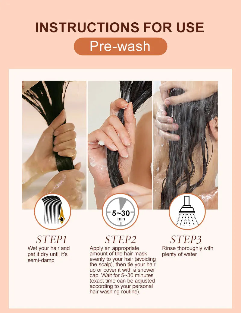 PURC Disulfide Bond Hair Mask Smoothing Strengthens Weak Hair Keratin Repair Damaged Frizz for All Hair Types Hair Care Products